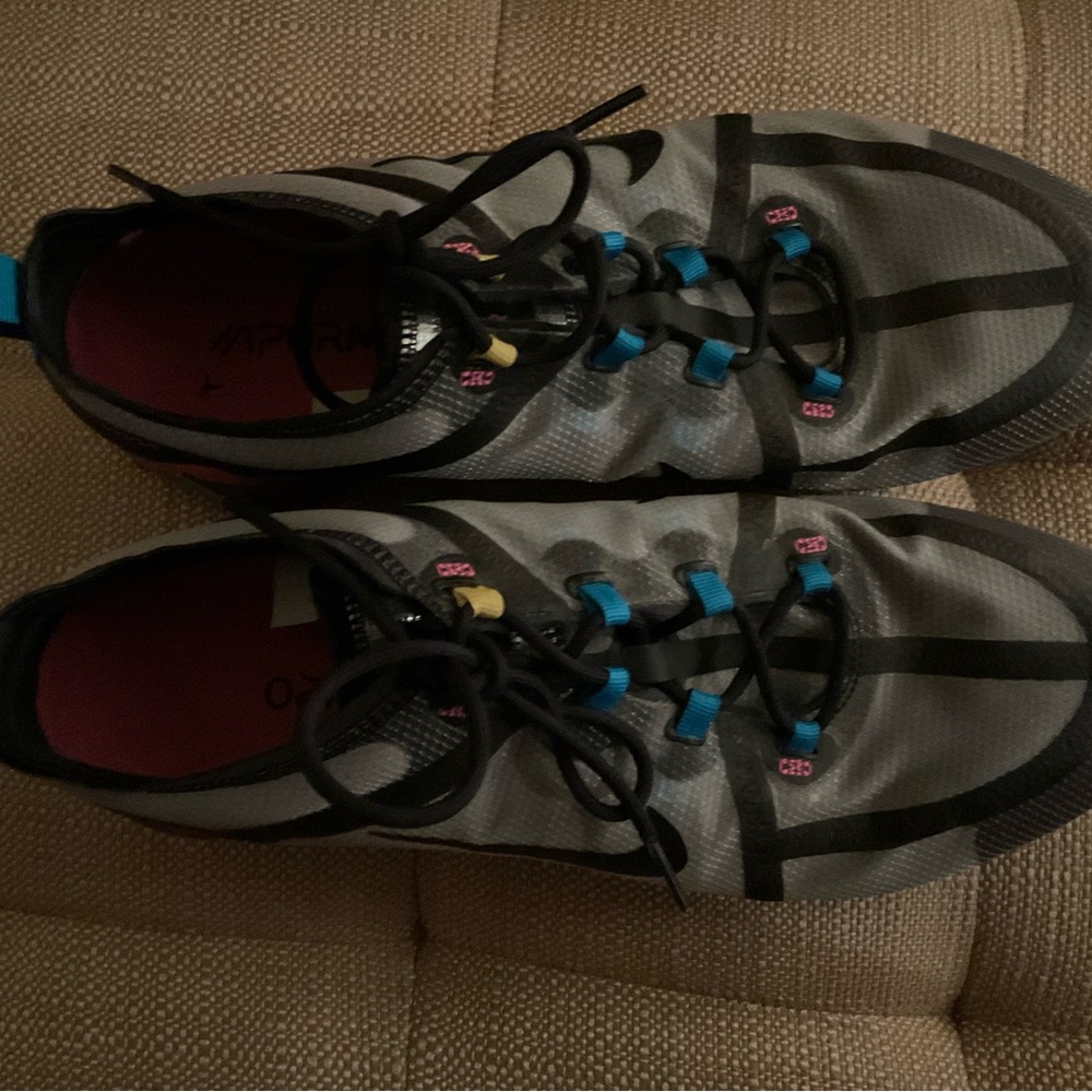 Nike VaporMax Black and Gray Athletic Shoes